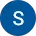 Blue circle with white S in the center