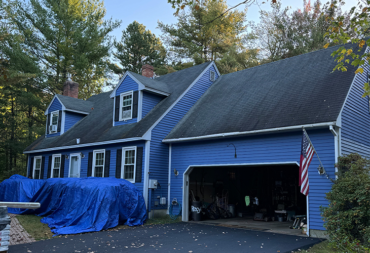 Residential roofing project